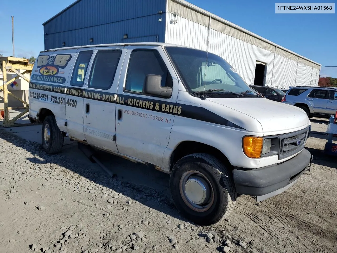 2005 Ford Econoline E250 Van VIN: 1FTNE24WX5HA01568 Lot: 75926784