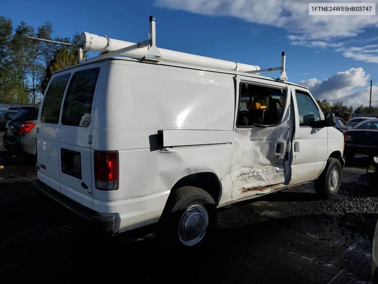 2005 Ford Econoline E250 Van VIN: 1FTNE24W55HB03747 Lot: 76752804