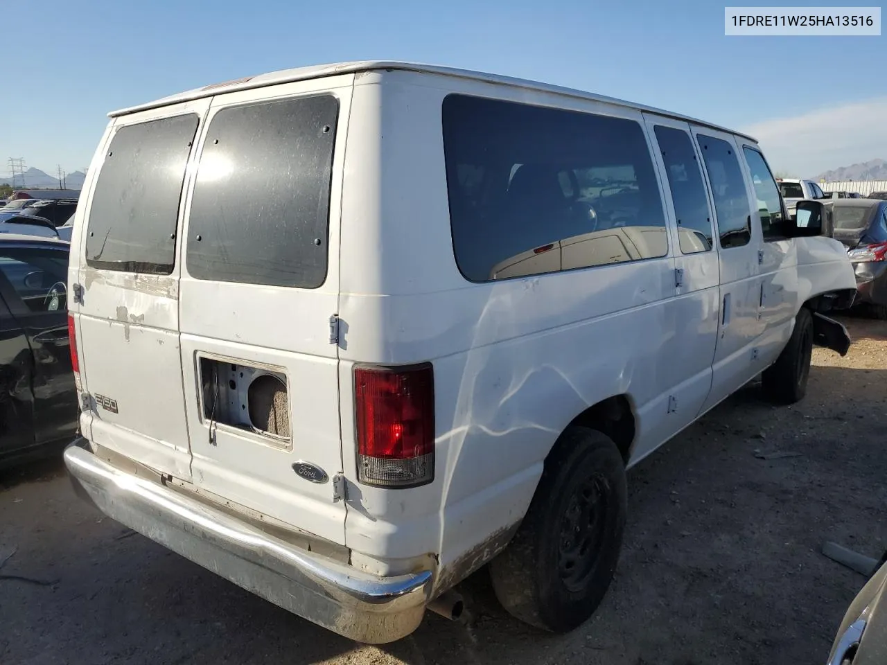 2005 Ford Econoline E150 Wagon VIN: 1FDRE11W25HA13516 Lot: 77196284