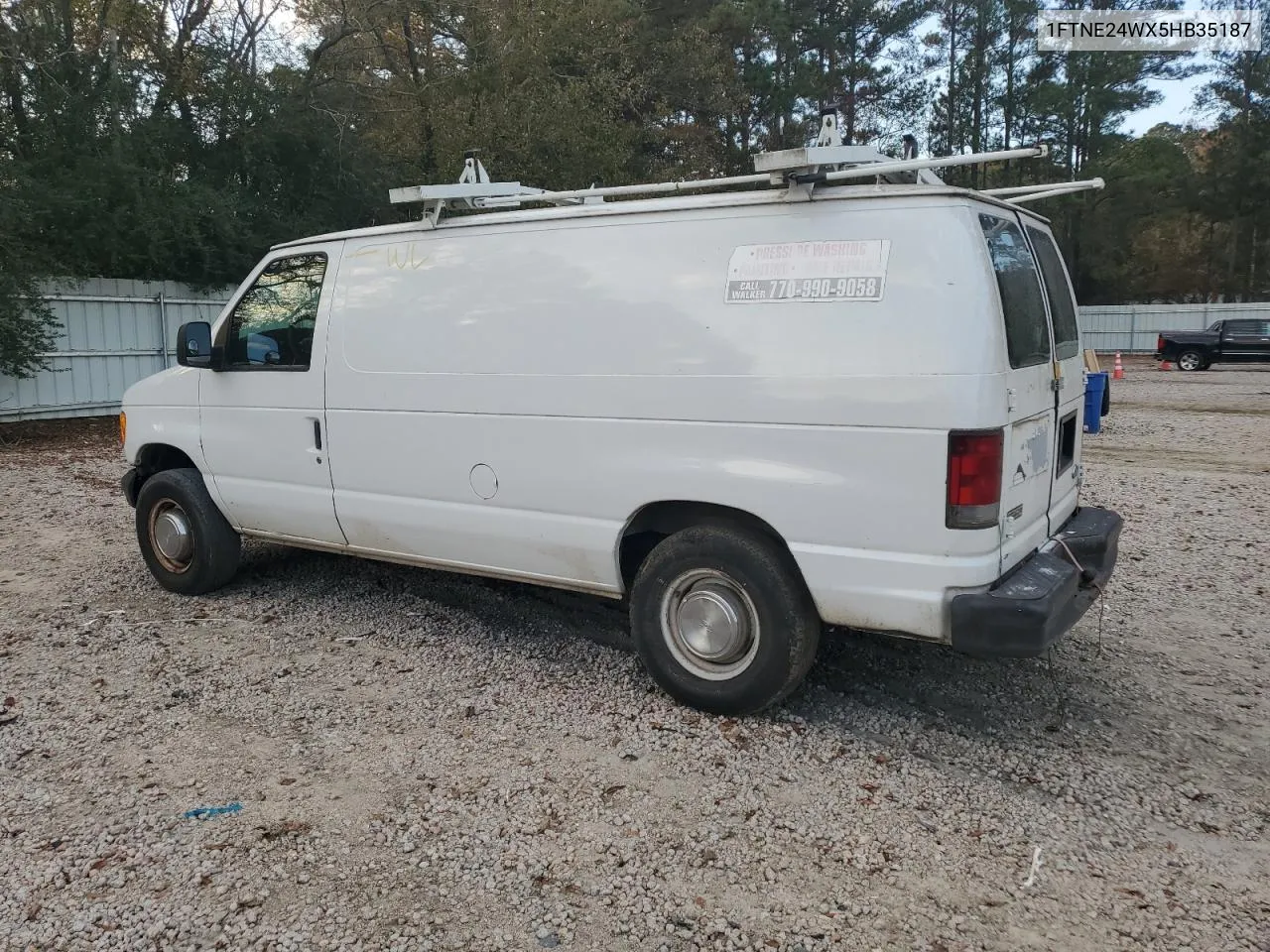 2005 Ford Econoline E250 Van VIN: 1FTNE24WX5HB35187 Lot: 80007964