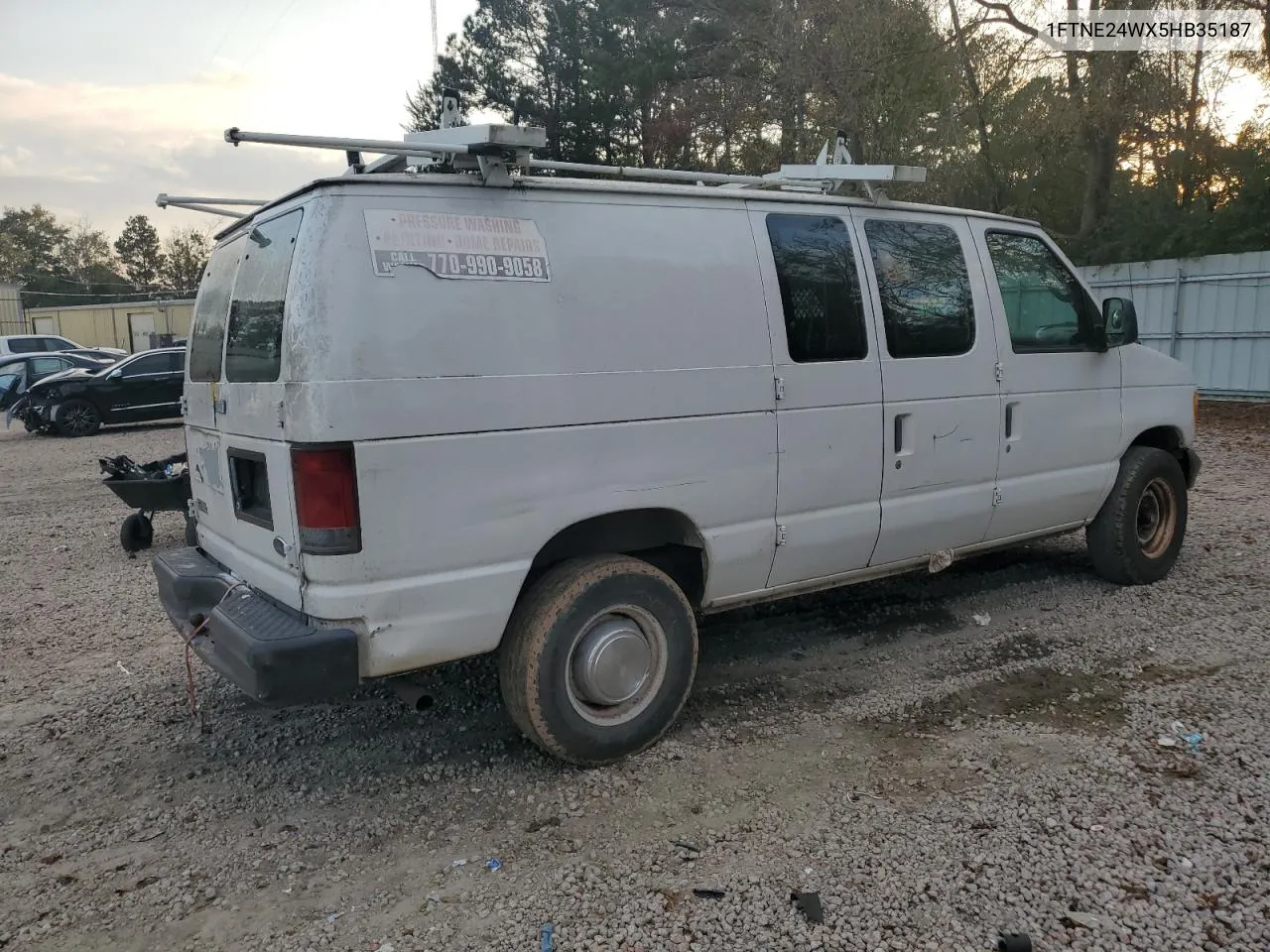 2005 Ford Econoline E250 Van VIN: 1FTNE24WX5HB35187 Lot: 80007964