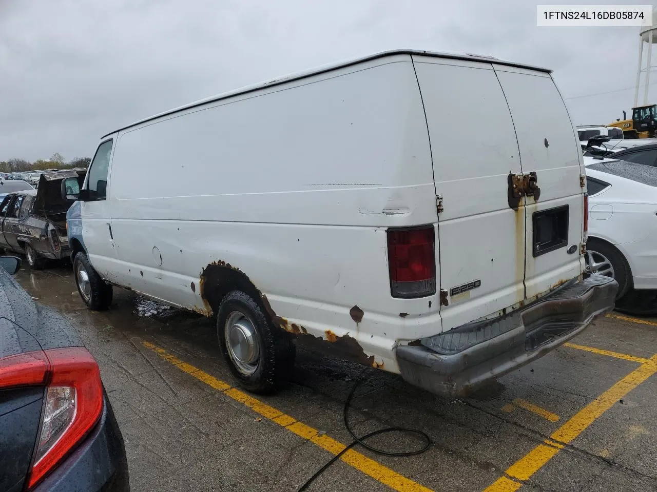 2006 Ford Econoline E250 Van VIN: 1FTNS24L16DB05874 Lot: 50202093