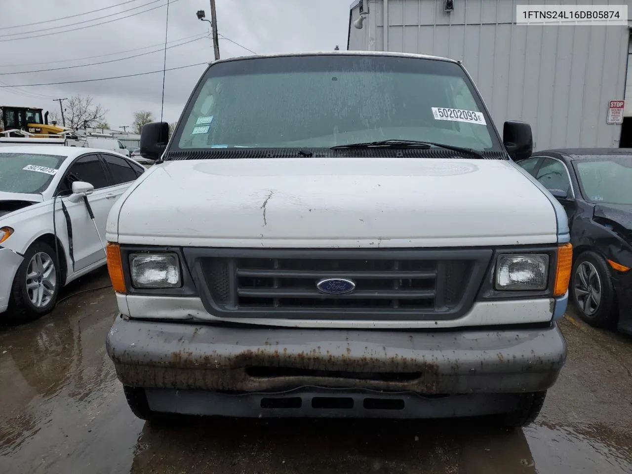 2006 Ford Econoline E250 Van VIN: 1FTNS24L16DB05874 Lot: 50202093