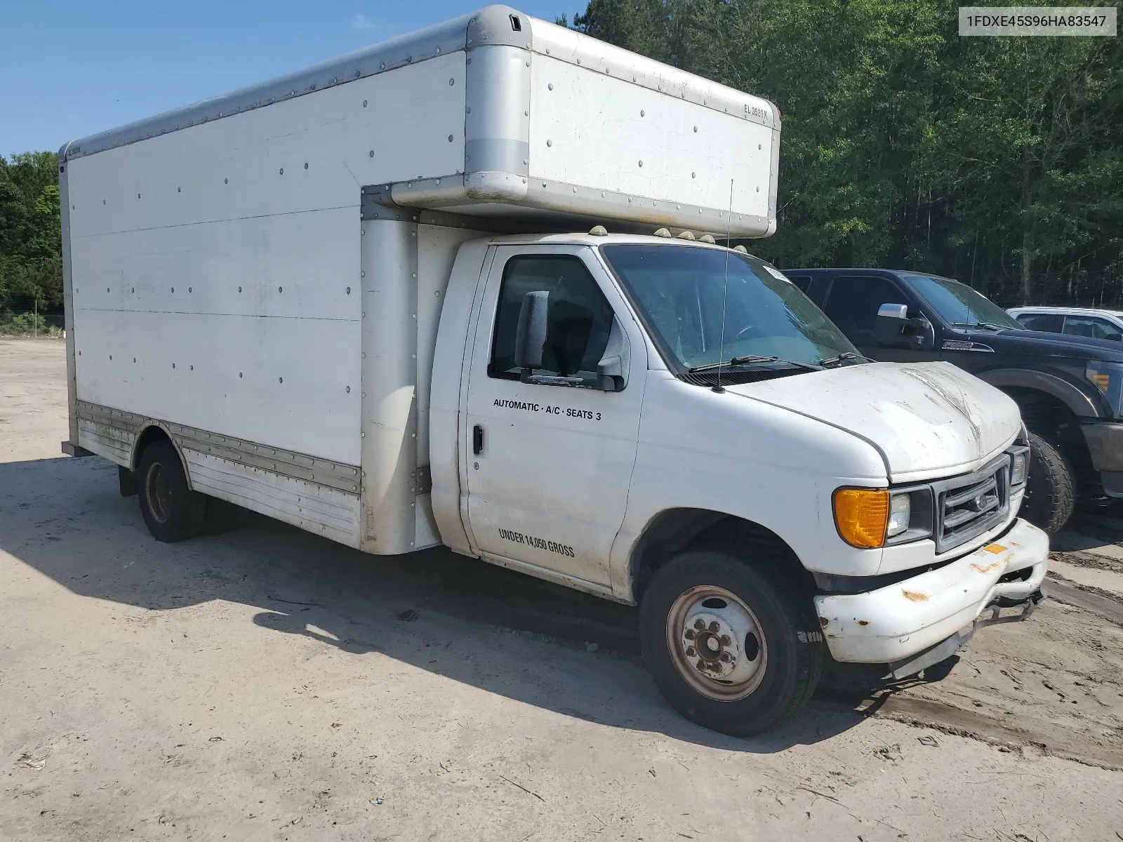 2006 Ford Econoline E450 Super Duty Cutaway Van VIN: 1FDXE45S96HA83547 Lot: 51648934