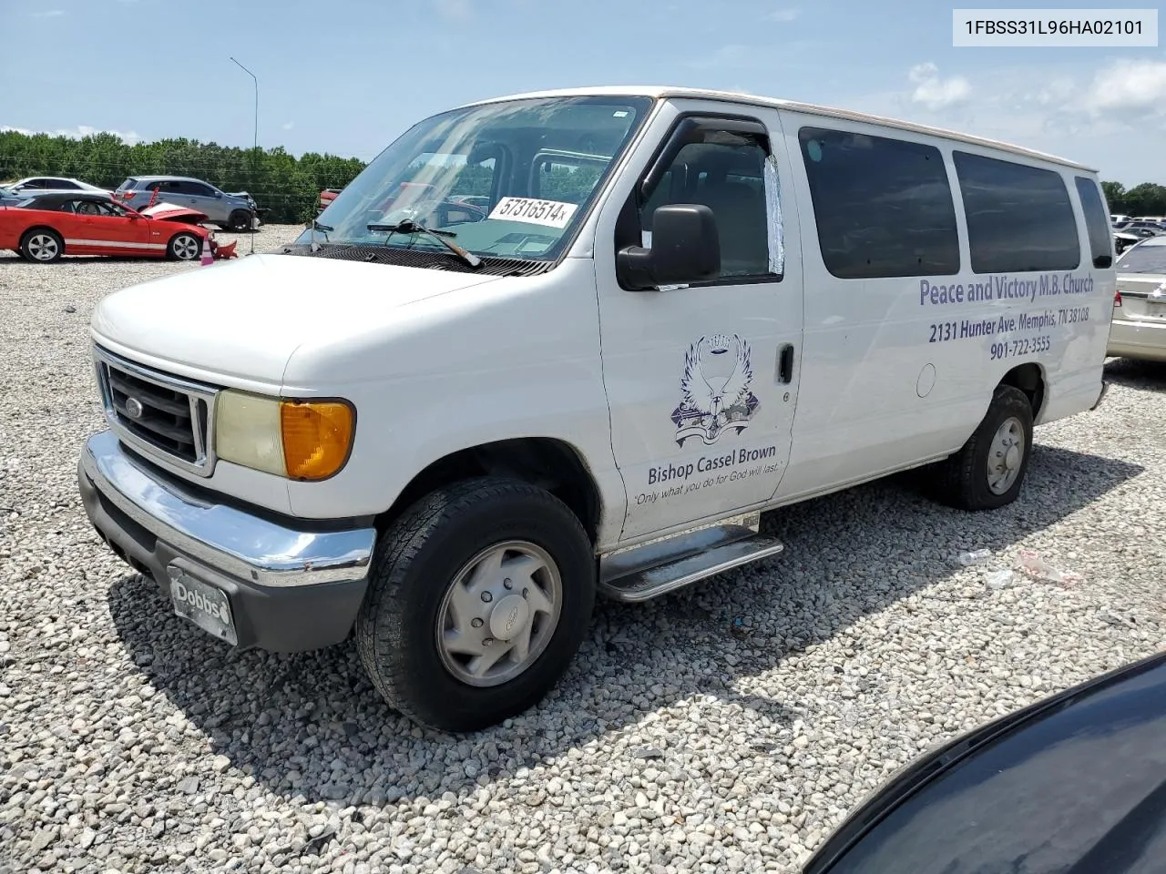 2006 Ford Econoline E350 Super Duty Wagon VIN: 1FBSS31L96HA02101 Lot: 57316514