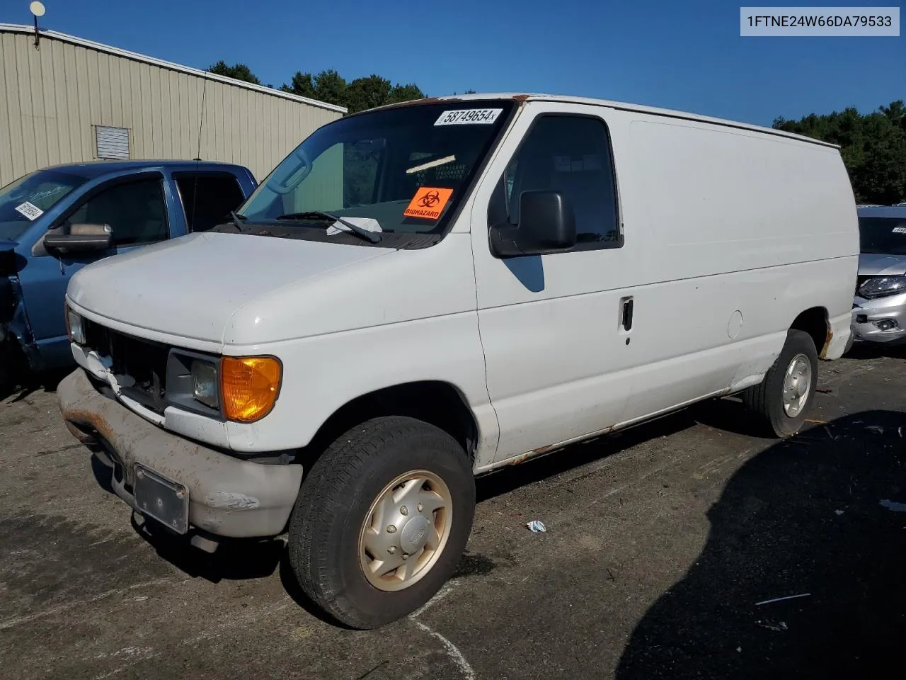 2006 Ford Econoline E250 Van VIN: 1FTNE24W66DA79533 Lot: 58749654