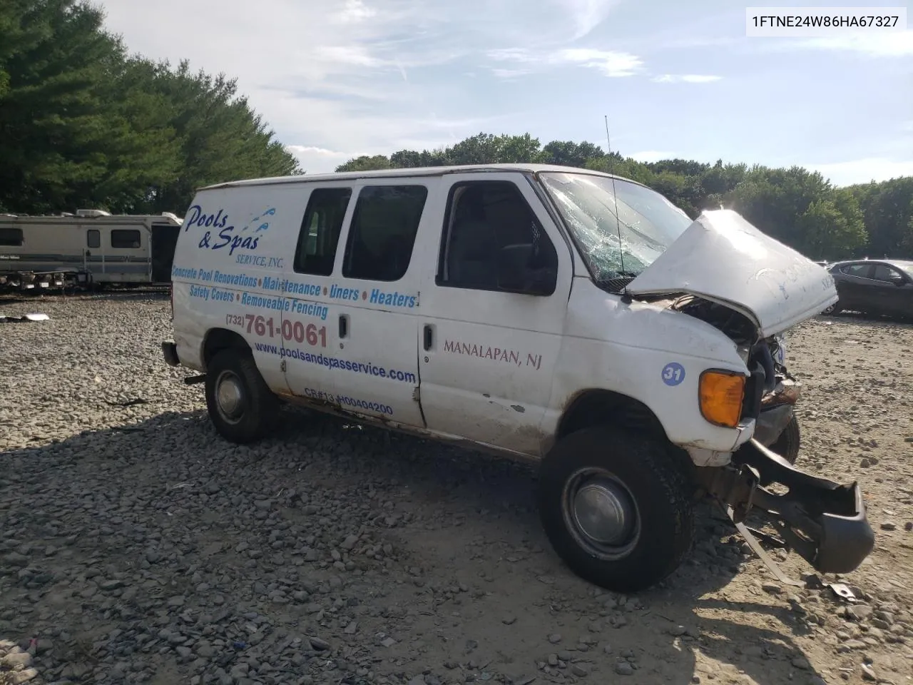 2006 Ford Econoline E250 Van VIN: 1FTNE24W86HA67327 Lot: 59099984