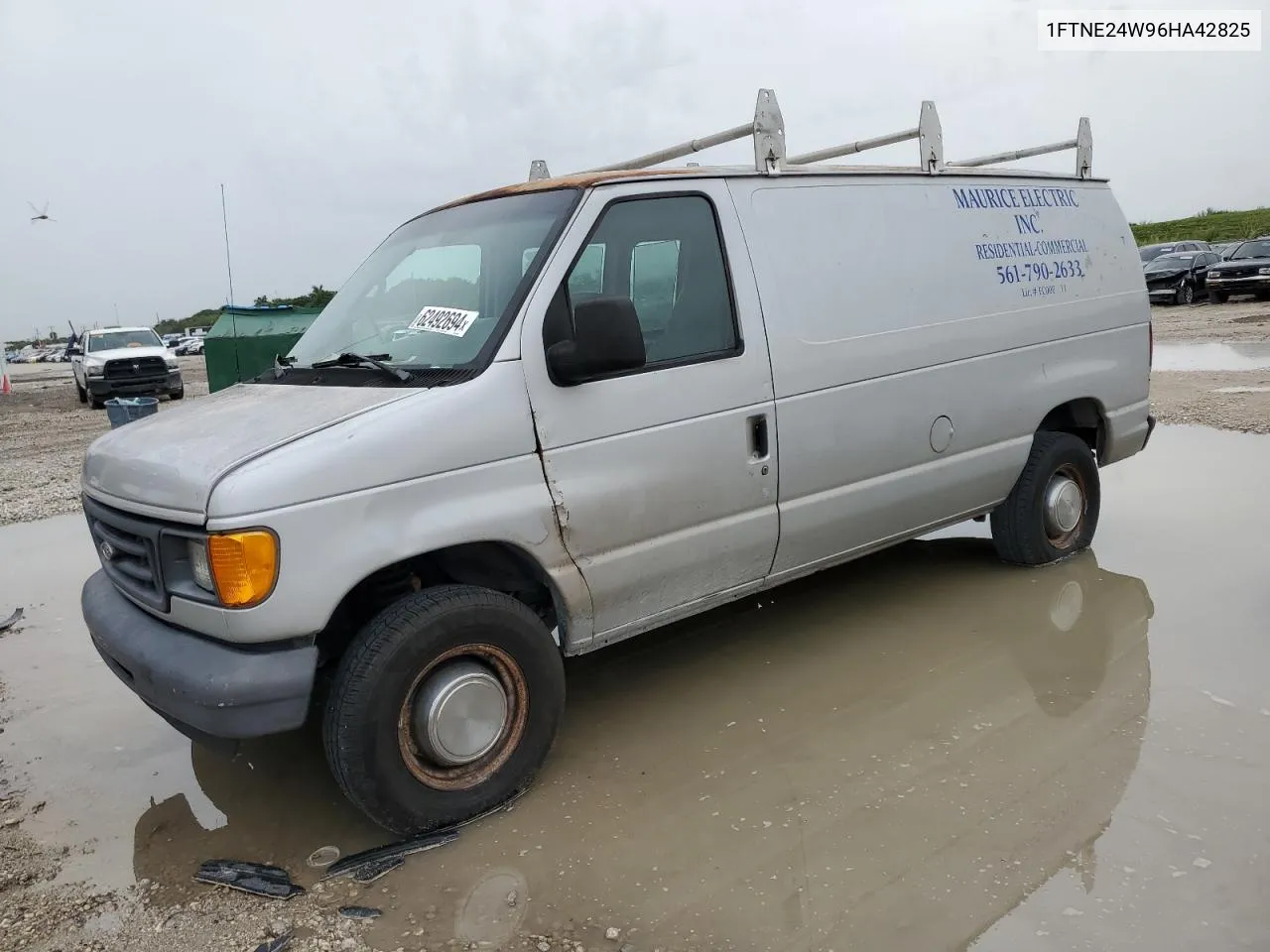 2006 Ford Econoline E250 Van VIN: 1FTNE24W96HA42825 Lot: 62492694