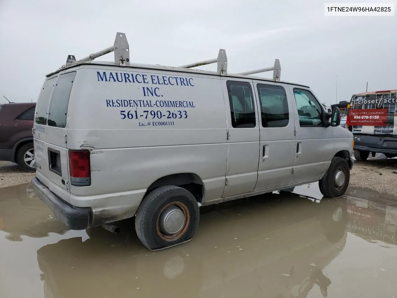 2006 Ford Econoline E250 Van VIN: 1FTNE24W96HA42825 Lot: 62492694