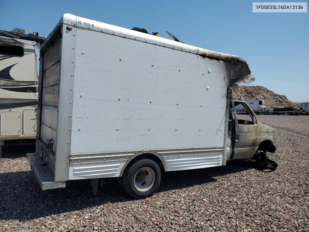 2006 Ford Econoline E350 Super Duty Cutaway Van VIN: 1FDSE35L16DA12136 Lot: 62613234