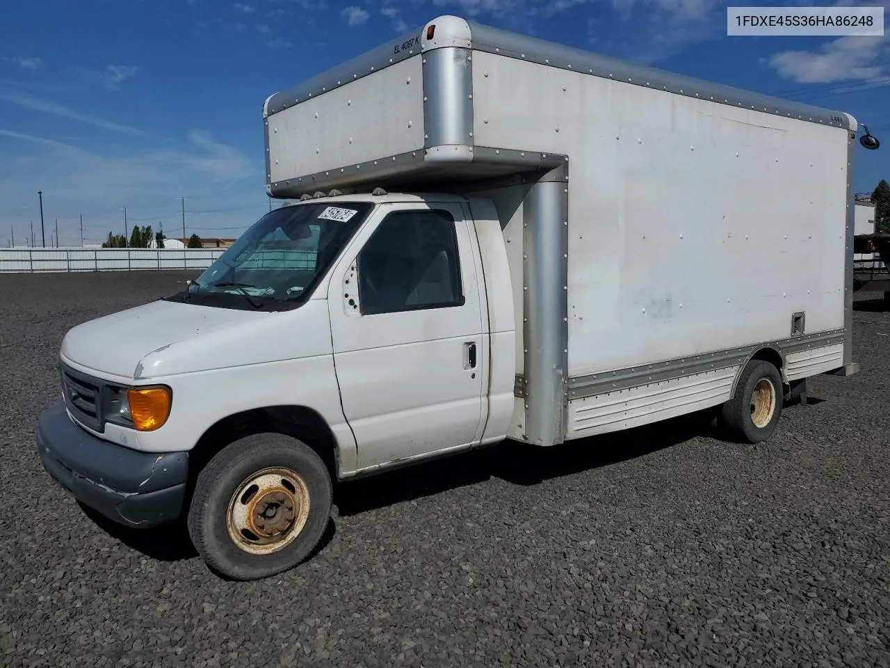 2006 Ford Econoline E450 Super Duty Cutaway Van VIN: 1FDXE45S36HA86248 Lot: 64257064