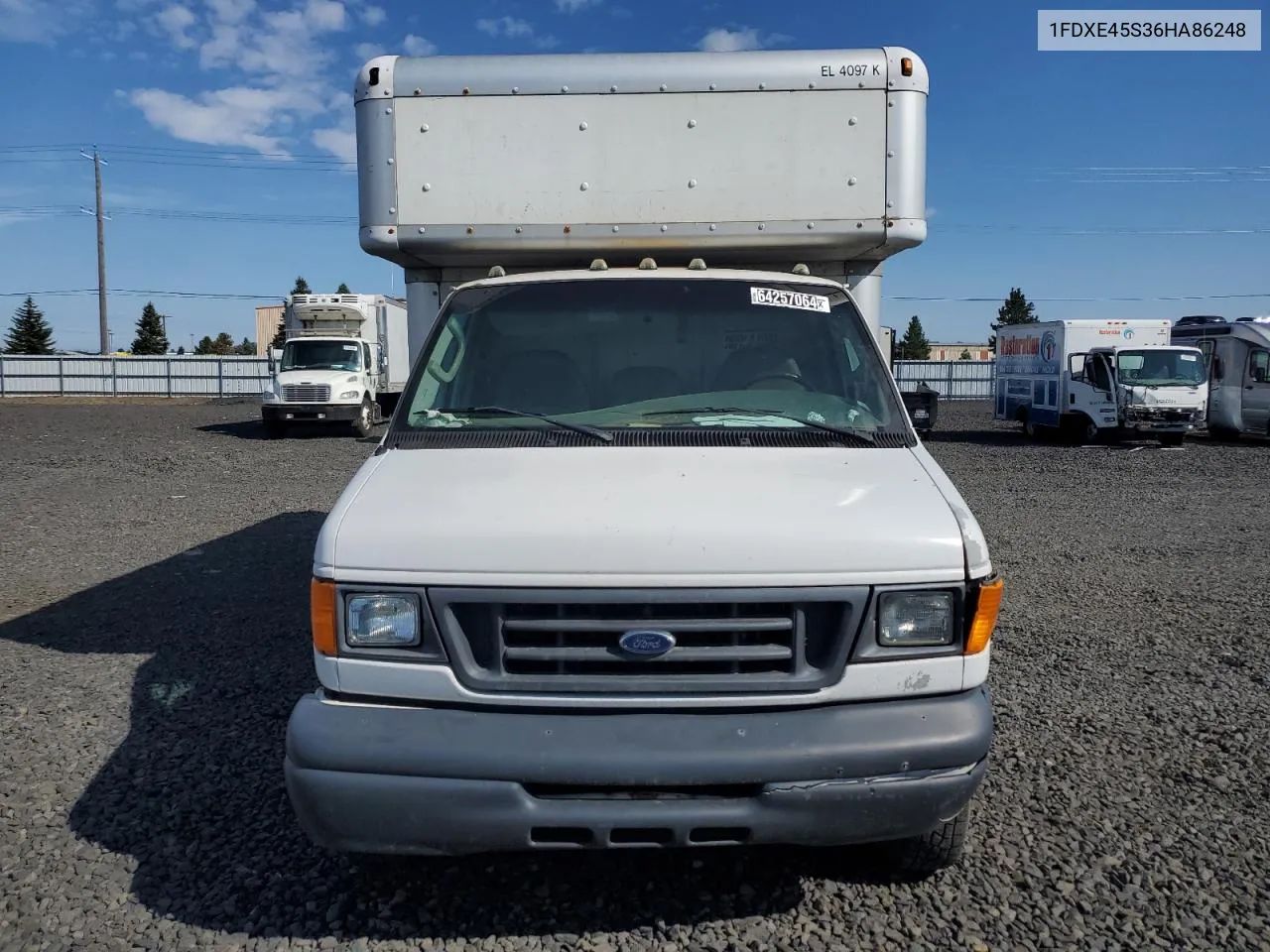 2006 Ford Econoline E450 Super Duty Cutaway Van VIN: 1FDXE45S36HA86248 Lot: 64257064