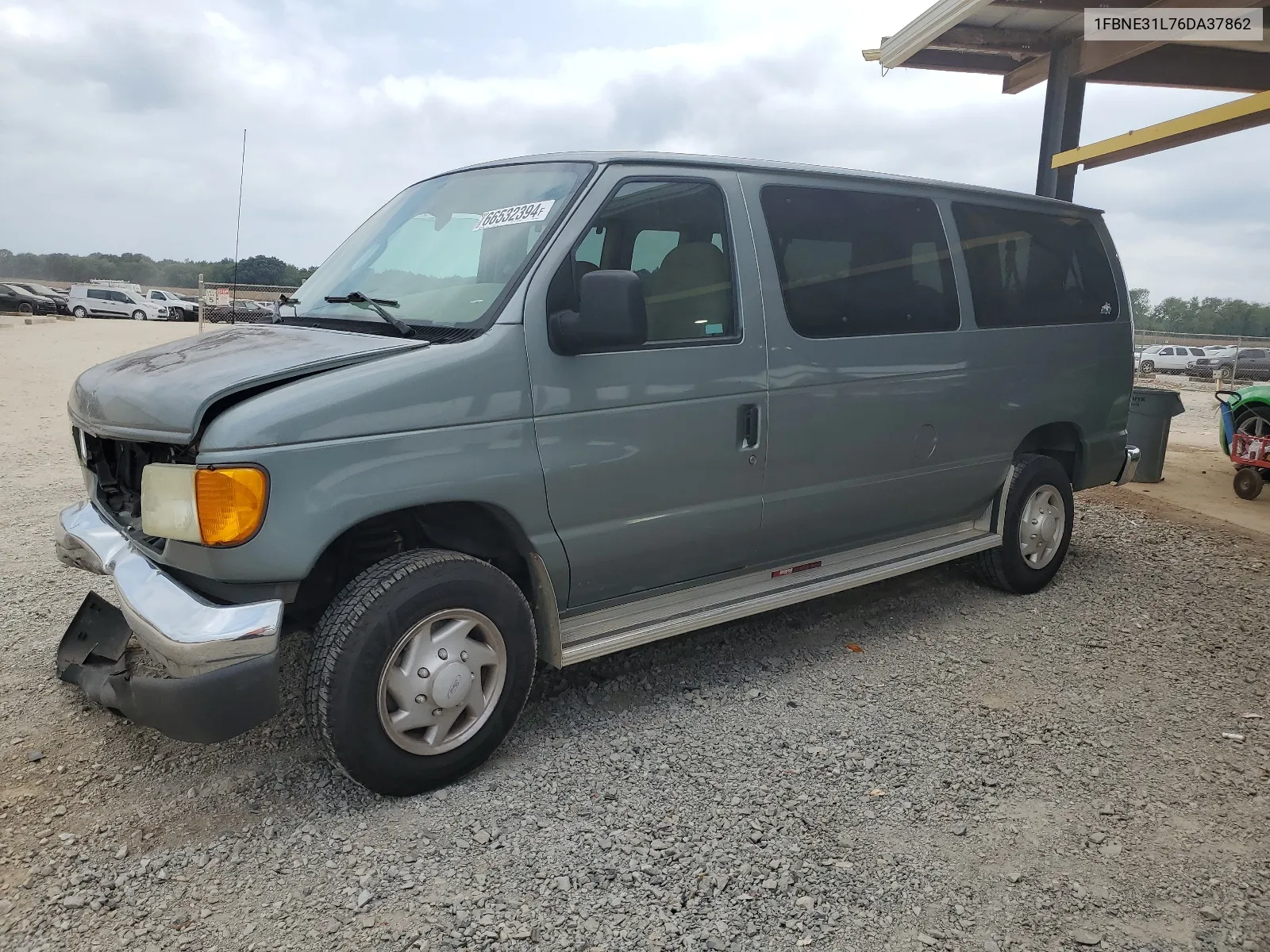 2006 Ford Econoline E350 Super Duty Wagon VIN: 1FBNE31L76DA37862 Lot: 66532394