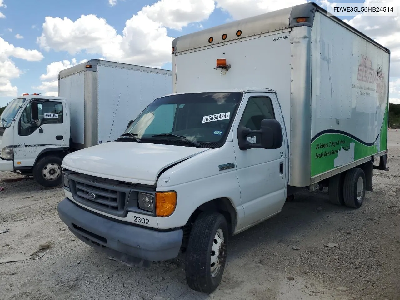 2006 Ford Econoline E350 Super Duty Cutaway Van VIN: 1FDWE35L56HB24514 Lot: 66668424