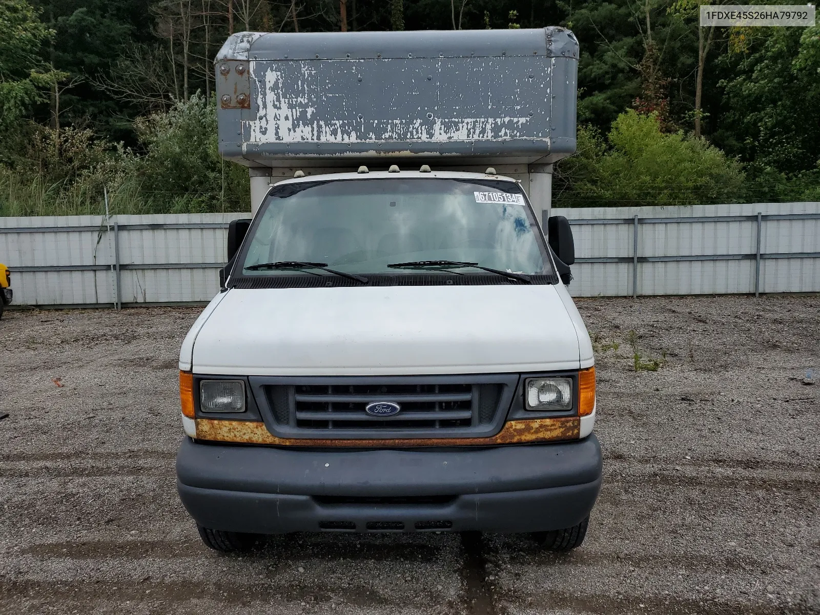 2006 Ford Econoline E450 Super Duty Cutaway Van VIN: 1FDXE45S26HA79792 Lot: 67105134