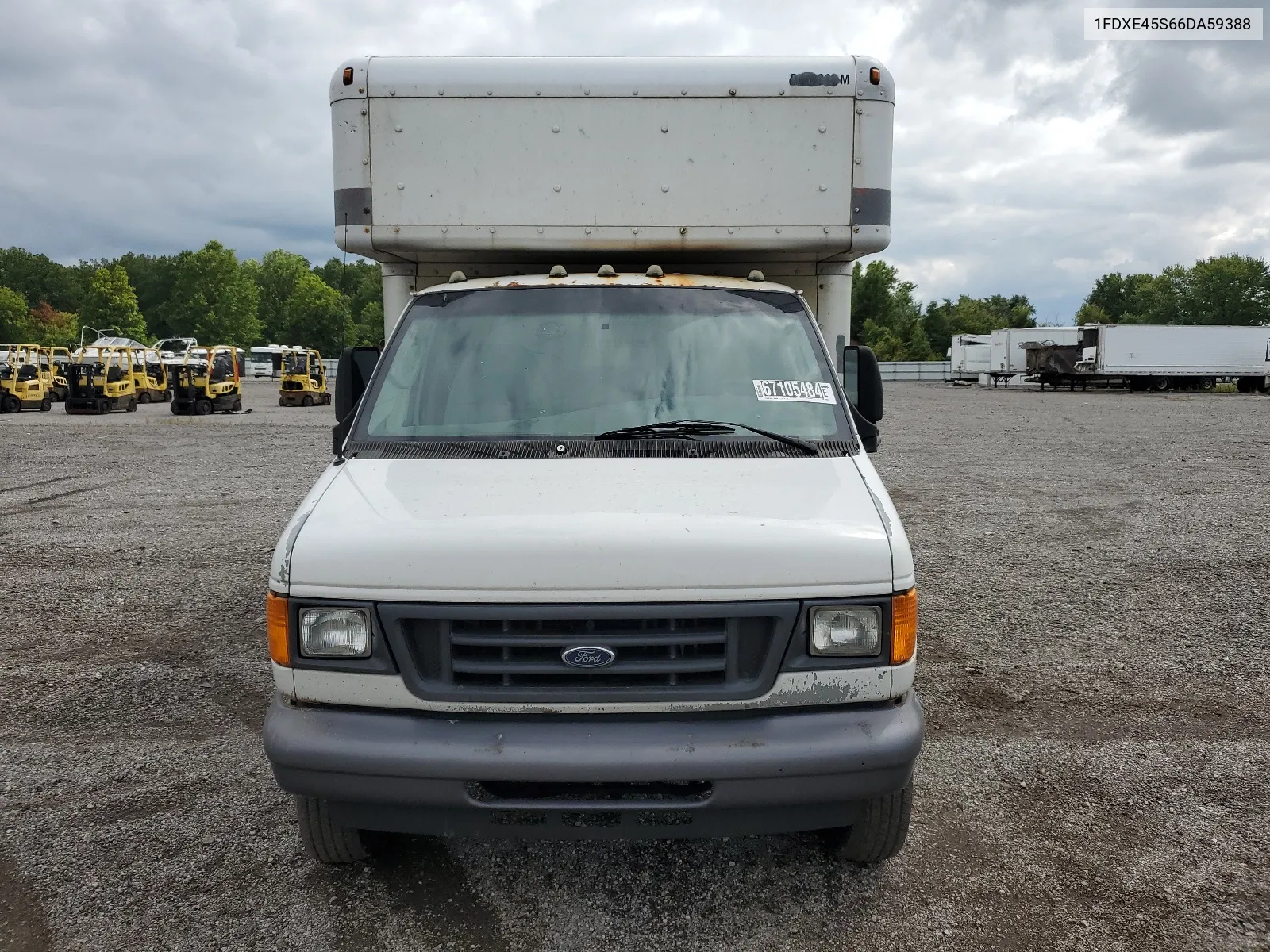 2006 Ford Econoline E450 Super Duty Cutaway Van VIN: 1FDXE45S66DA59388 Lot: 67105484