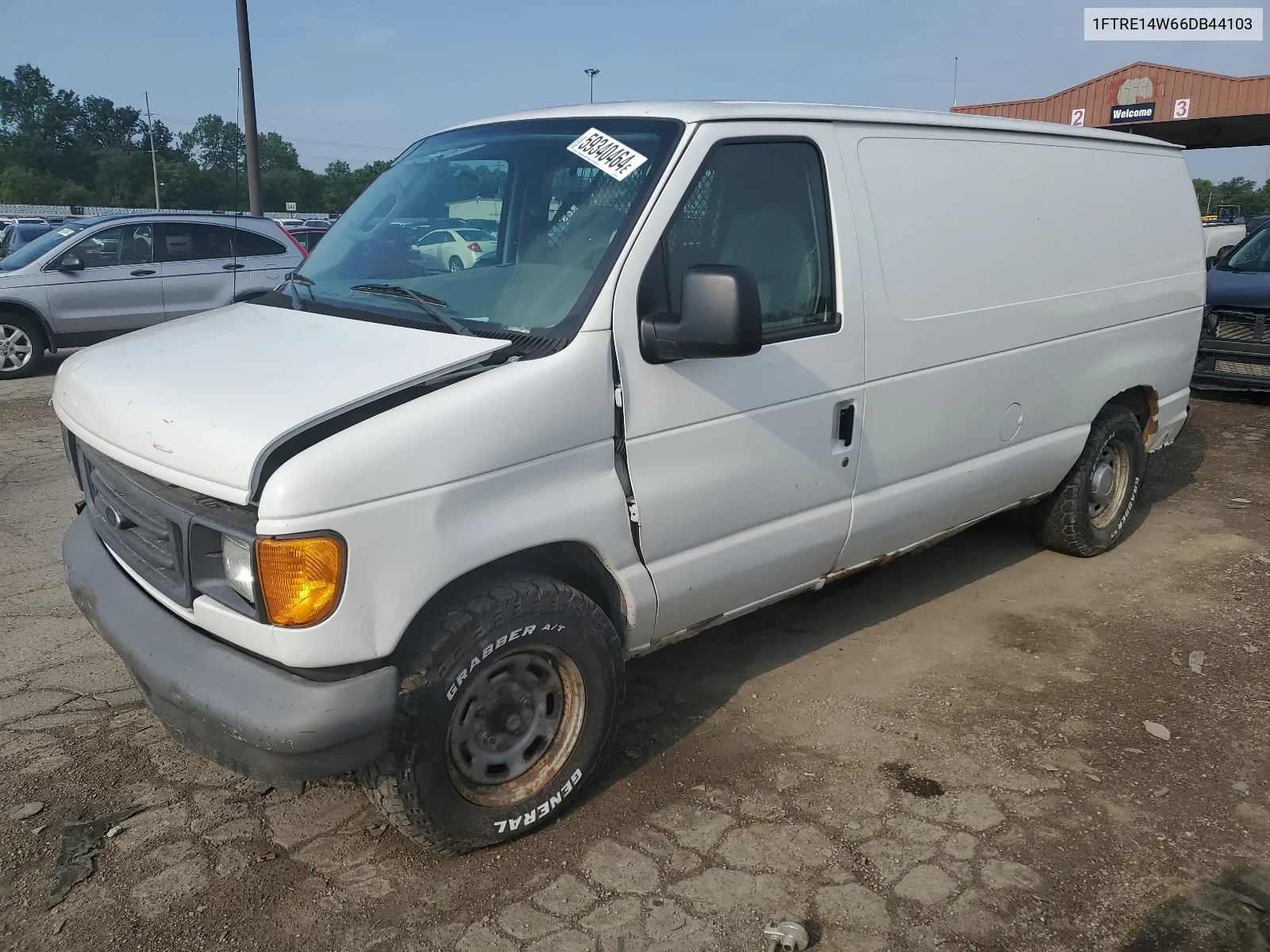 2006 Ford Econoline E150 Van VIN: 1FTRE14W66DB44103 Lot: 67867454