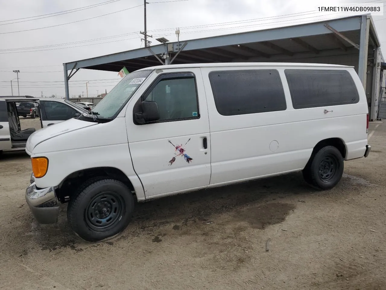 2006 Ford Econoline E150 Wagon VIN: 1FMRE11W46DB09883 Lot: 69028364