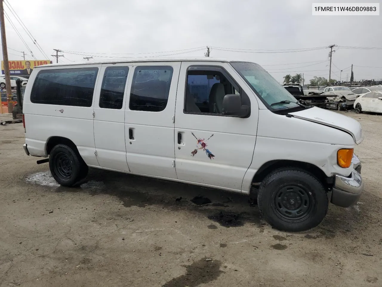 2006 Ford Econoline E150 Wagon VIN: 1FMRE11W46DB09883 Lot: 69028364