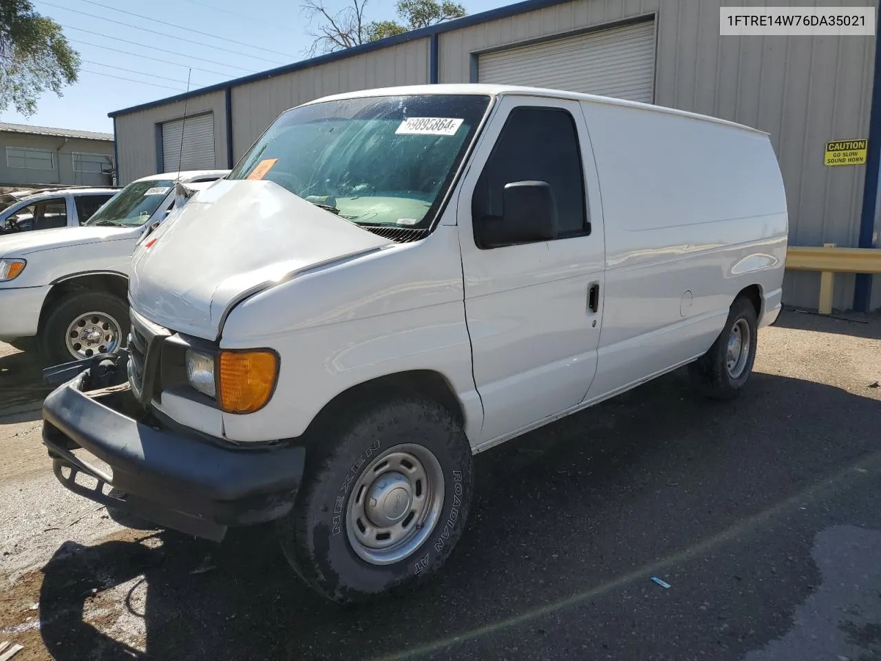 2006 Ford Econoline E150 Van VIN: 1FTRE14W76DA35021 Lot: 69895864