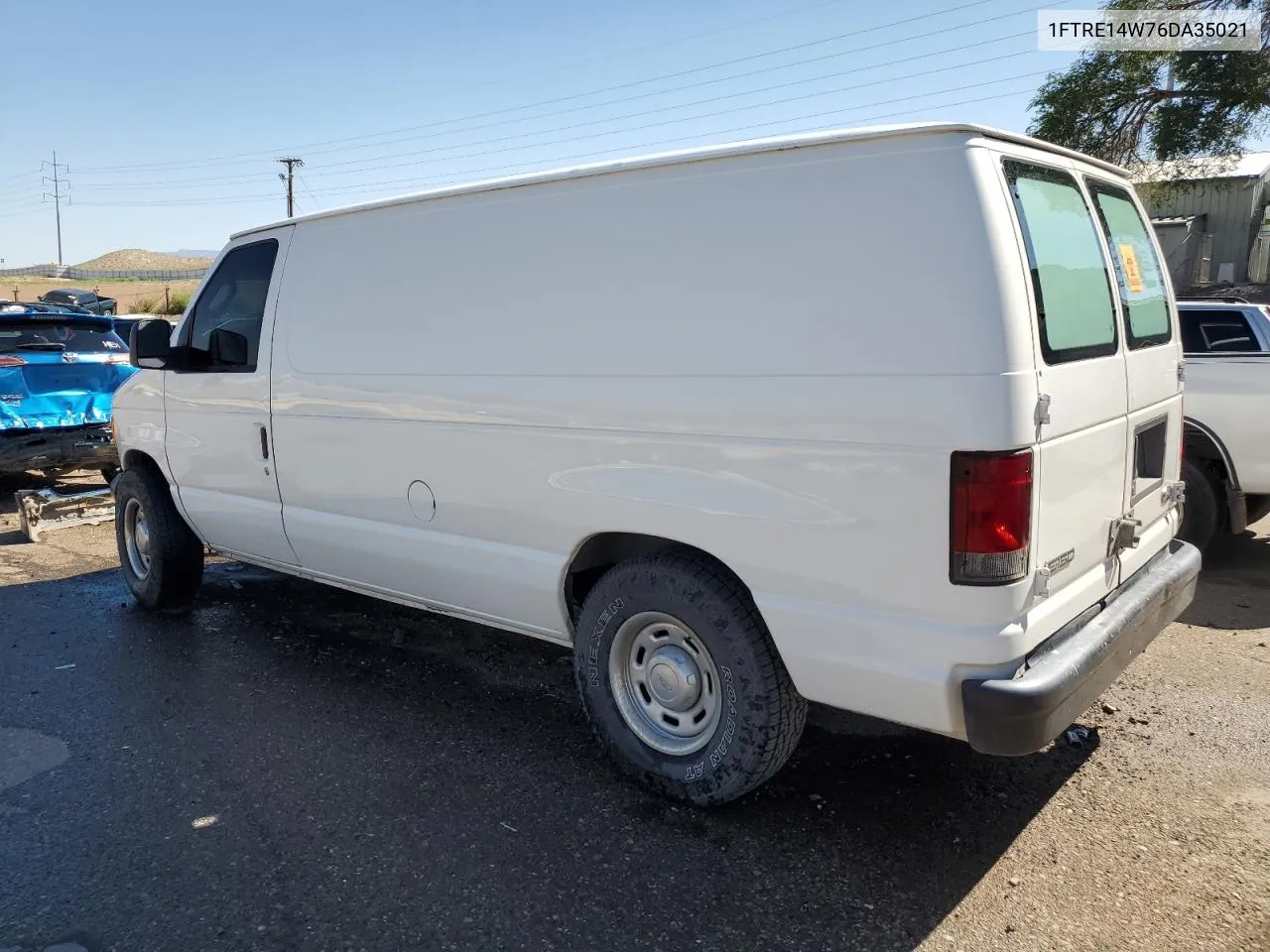 2006 Ford Econoline E150 Van VIN: 1FTRE14W76DA35021 Lot: 69895864