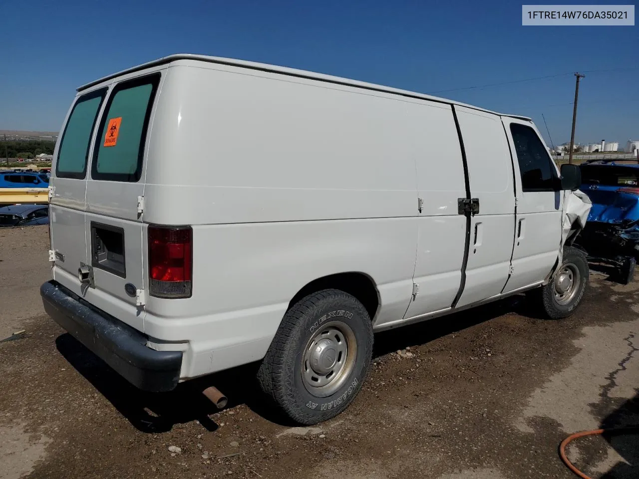 2006 Ford Econoline E150 Van VIN: 1FTRE14W76DA35021 Lot: 69895864