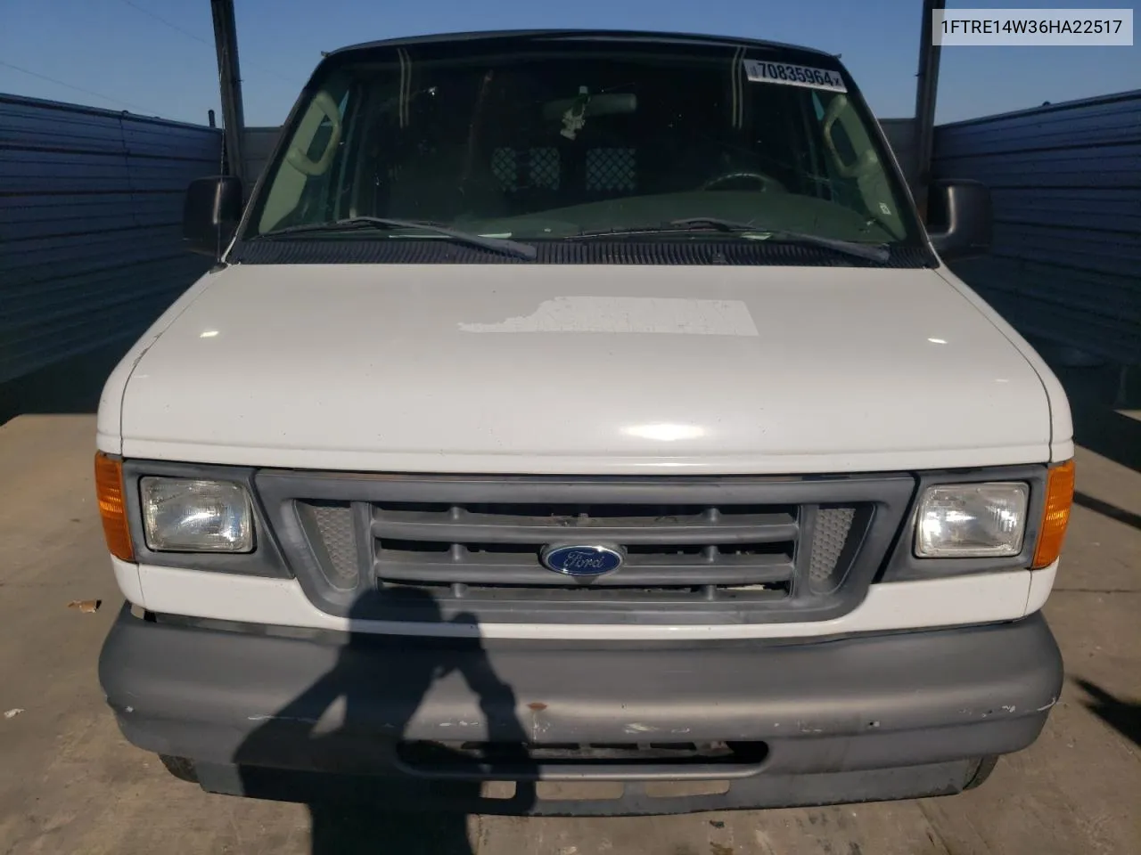 2006 Ford Econoline E150 Van VIN: 1FTRE14W36HA22517 Lot: 70835964