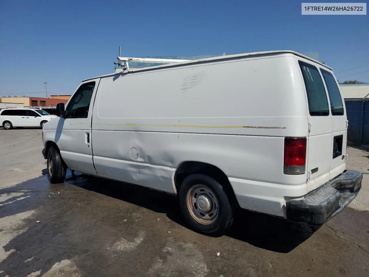 2006 Ford Econoline E150 Van VIN: 1FTRE14W26HA26722 Lot: 71047064