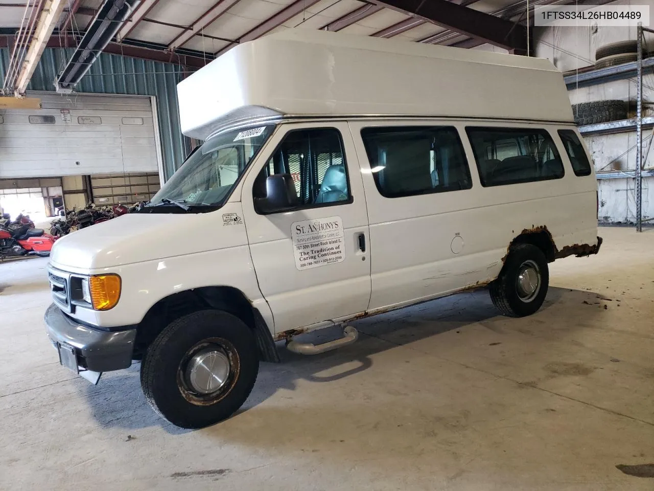 2006 Ford Econoline E350 Super Duty Van VIN: 1FTSS34L26HB04489 Lot: 71208004