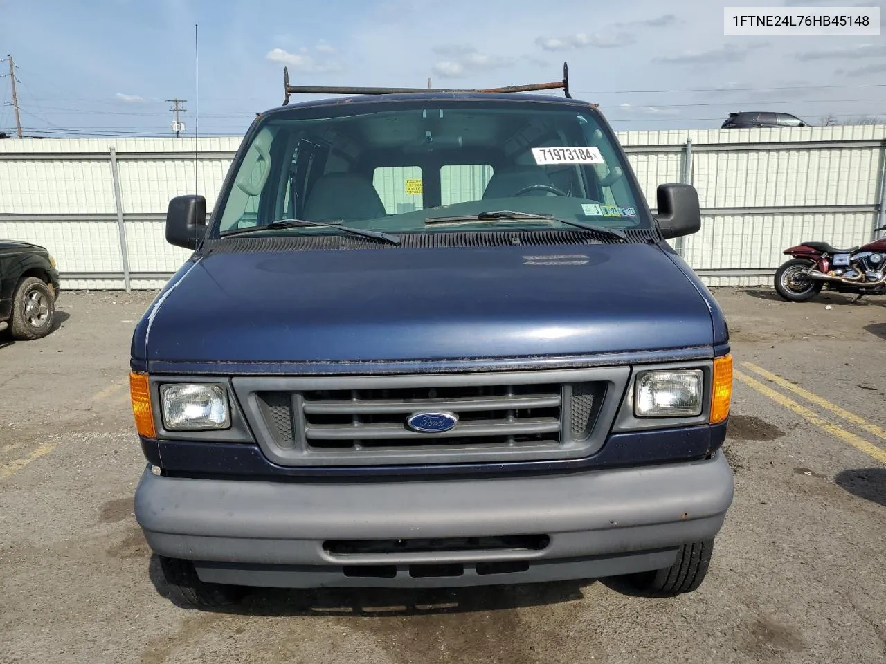 2006 Ford Econoline E250 Van VIN: 1FTNE24L76HB45148 Lot: 71973184