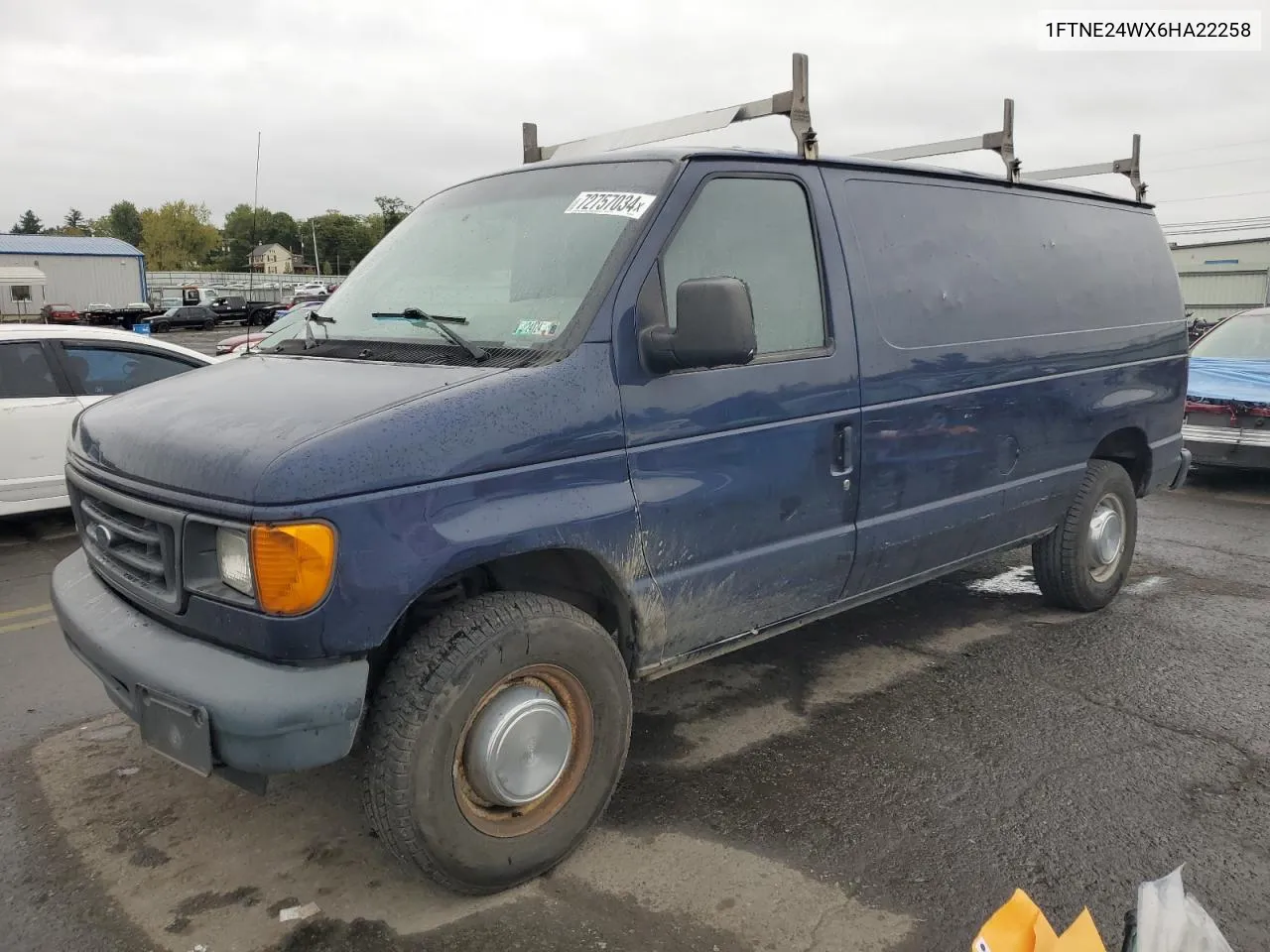 2006 Ford Econoline E250 Van VIN: 1FTNE24WX6HA22258 Lot: 72757034