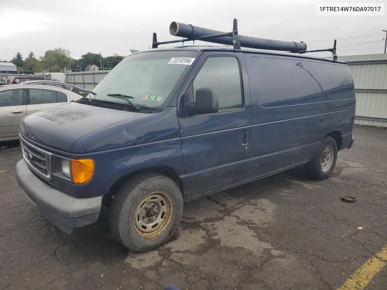 2006 Ford Econoline E150 Van VIN: 1FTRE14W76DA97017 Lot: 73318194