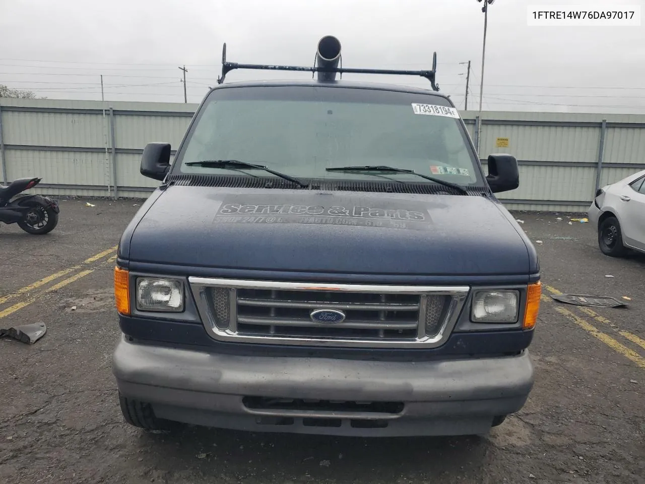 2006 Ford Econoline E150 Van VIN: 1FTRE14W76DA97017 Lot: 73318194