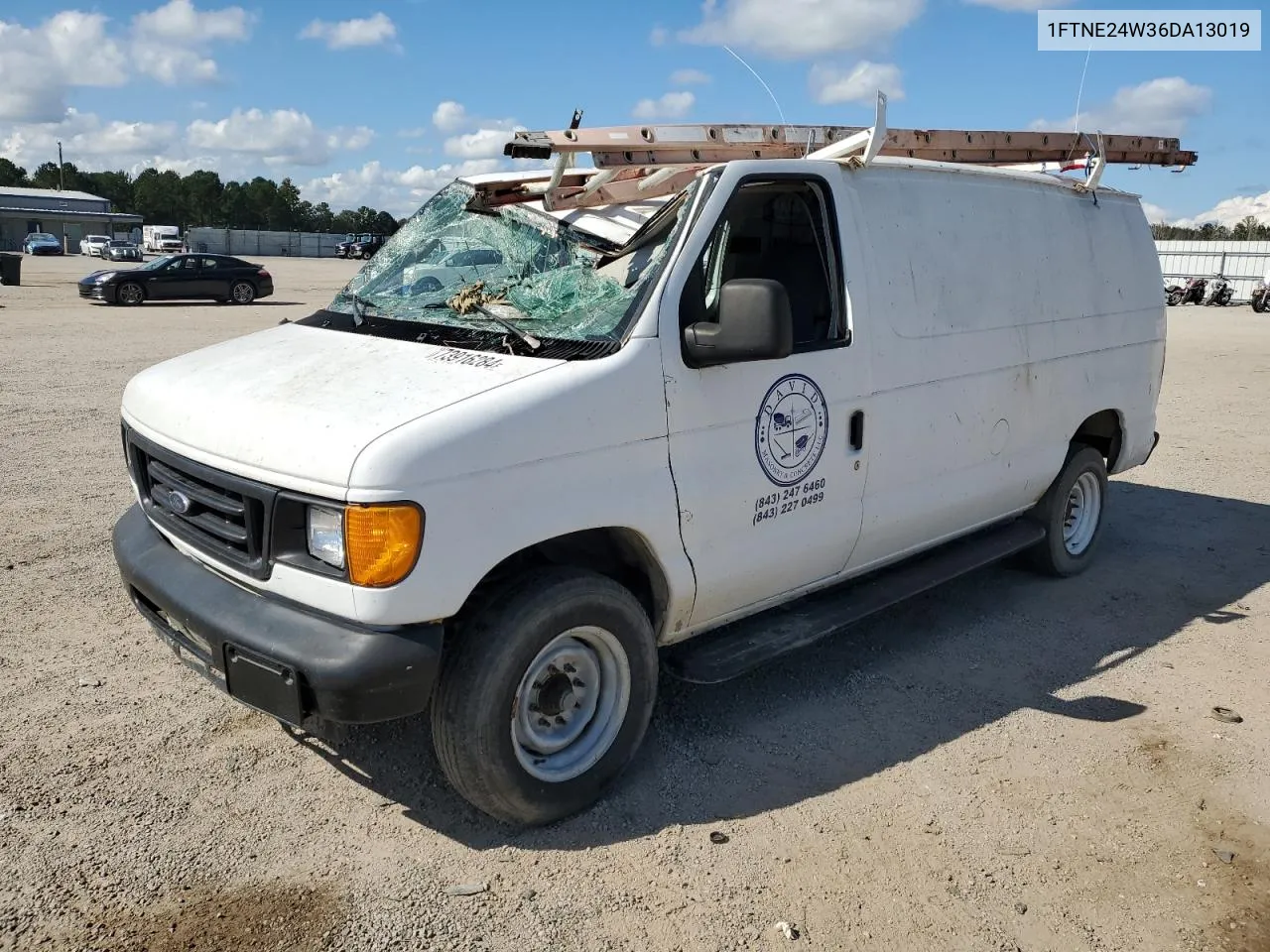 2006 Ford Econoline E250 Van VIN: 1FTNE24W36DA13019 Lot: 73916284