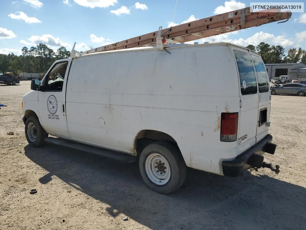 2006 Ford Econoline E250 Van VIN: 1FTNE24W36DA13019 Lot: 73916284