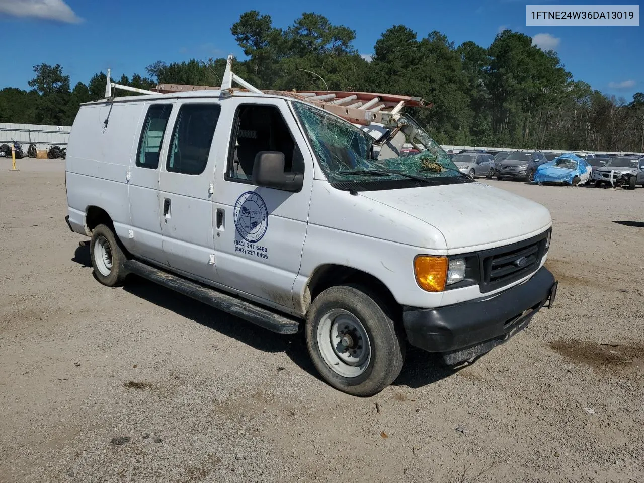 2006 Ford Econoline E250 Van VIN: 1FTNE24W36DA13019 Lot: 73916284