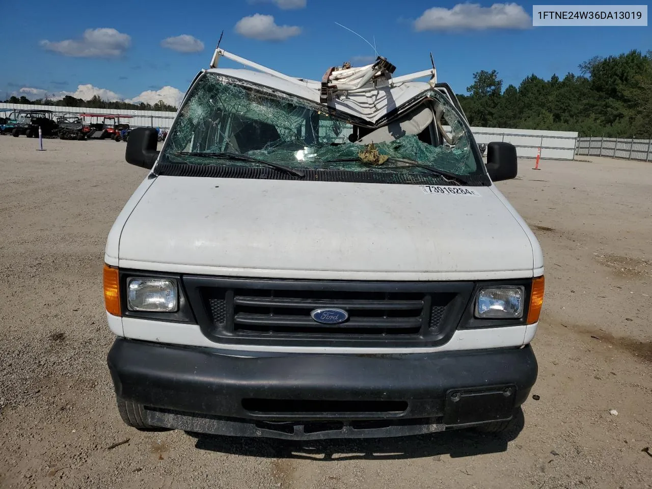 2006 Ford Econoline E250 Van VIN: 1FTNE24W36DA13019 Lot: 73916284