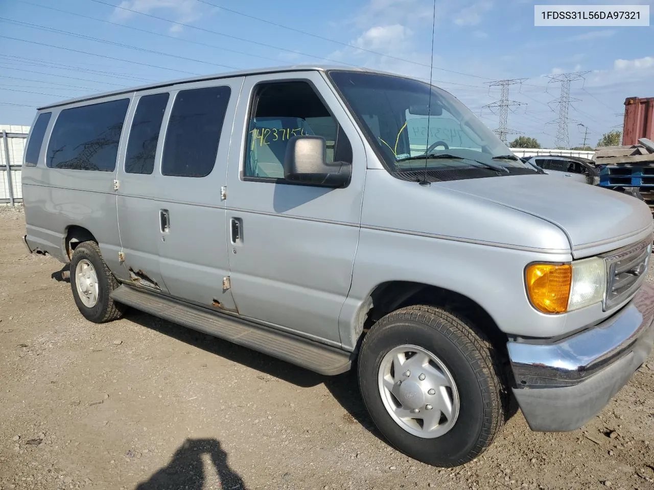 2006 Ford Econoline E350 Super Duty Wagon VIN: 1FDSS31L56DA97321 Lot: 74237154