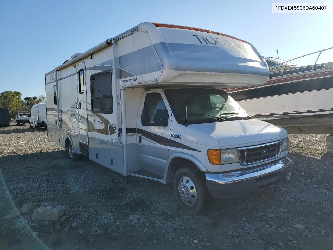 2006 Ford Econoline E450 Super Duty Cutaway Van VIN: 1FDXE45S06DA60407 Lot: 74300534