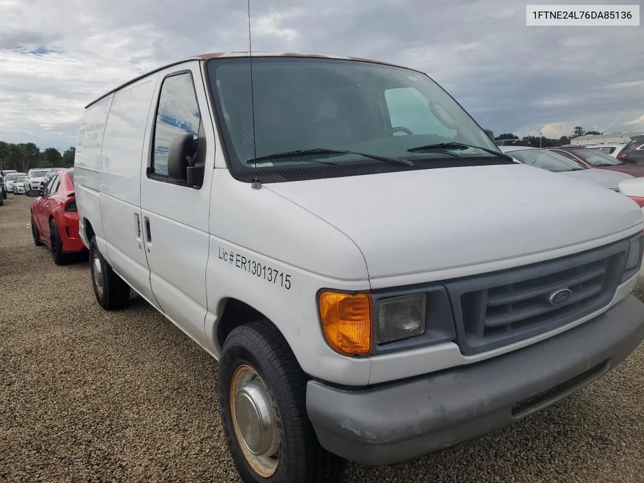 2006 Ford Econoline E250 Van VIN: 1FTNE24L76DA85136 Lot: 74454204