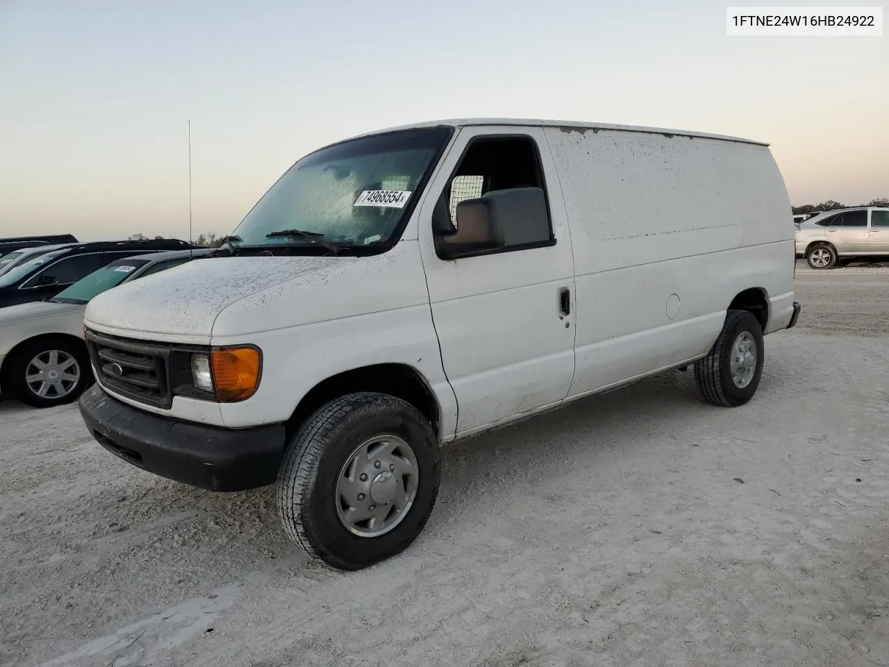 2006 Ford Econoline E250 Van VIN: 1FTNE24W16HB24922 Lot: 74968554