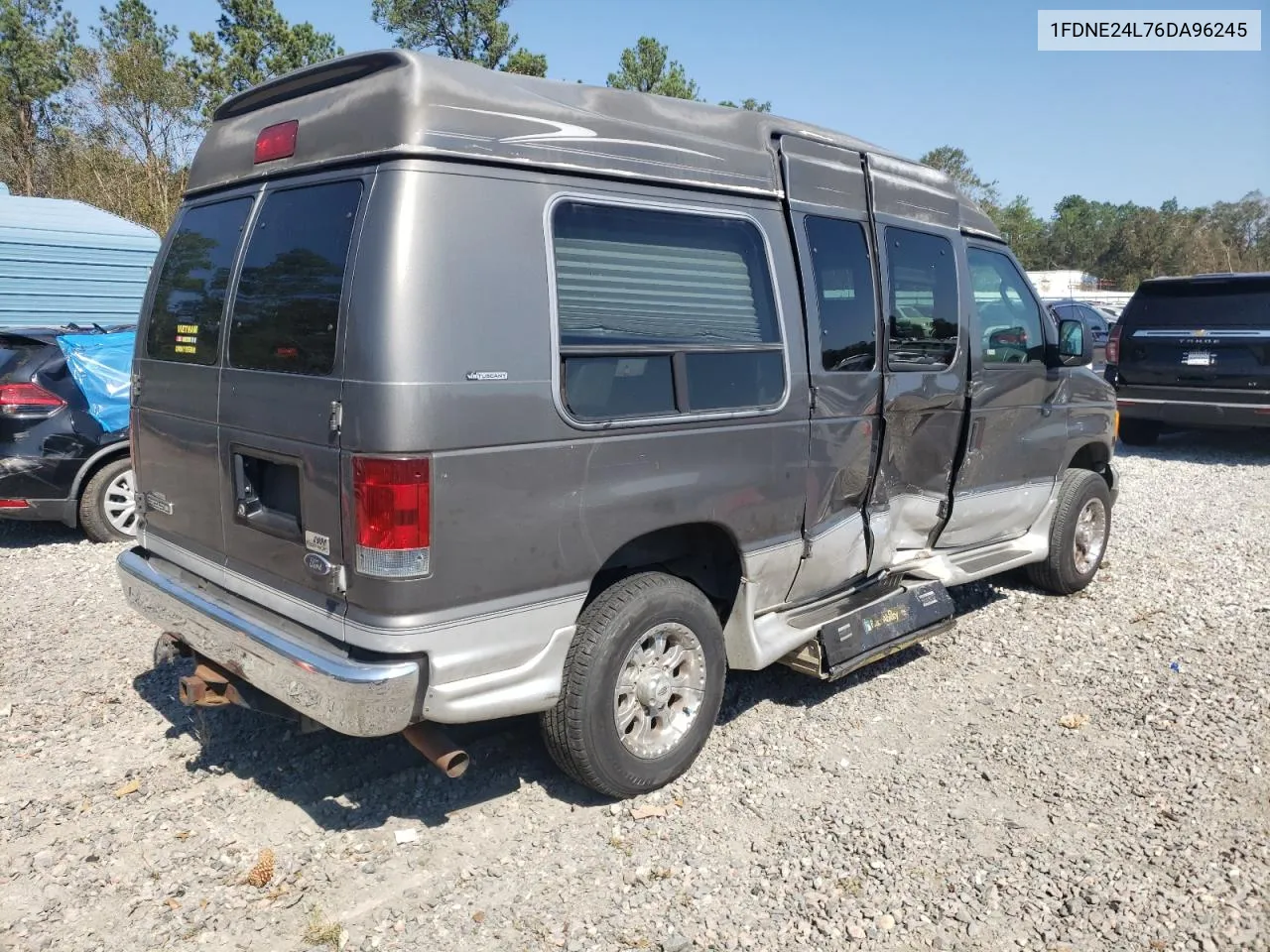 2006 Ford Econoline E250 Van VIN: 1FDNE24L76DA96245 Lot: 75077634