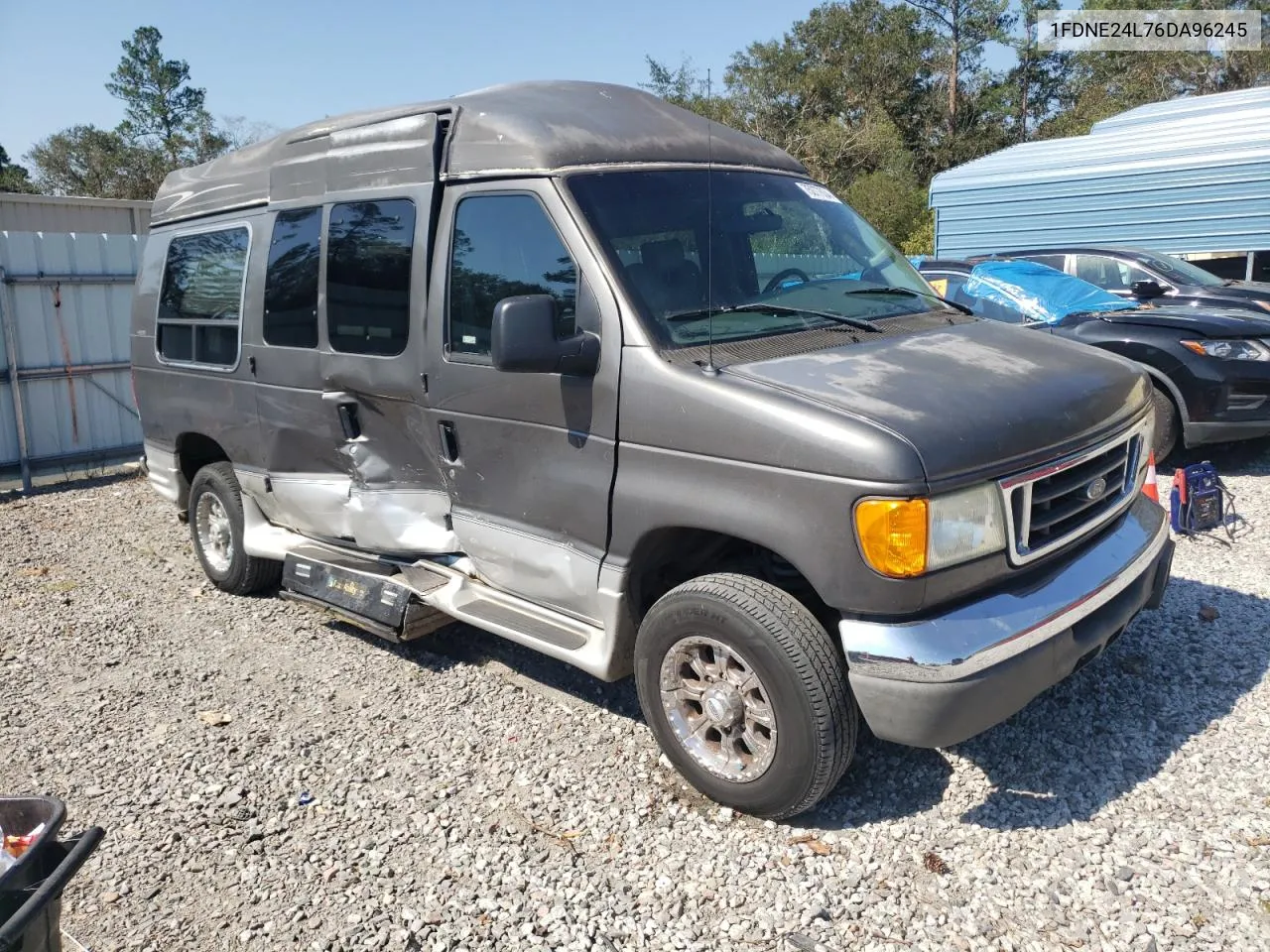 2006 Ford Econoline E250 Van VIN: 1FDNE24L76DA96245 Lot: 75077634