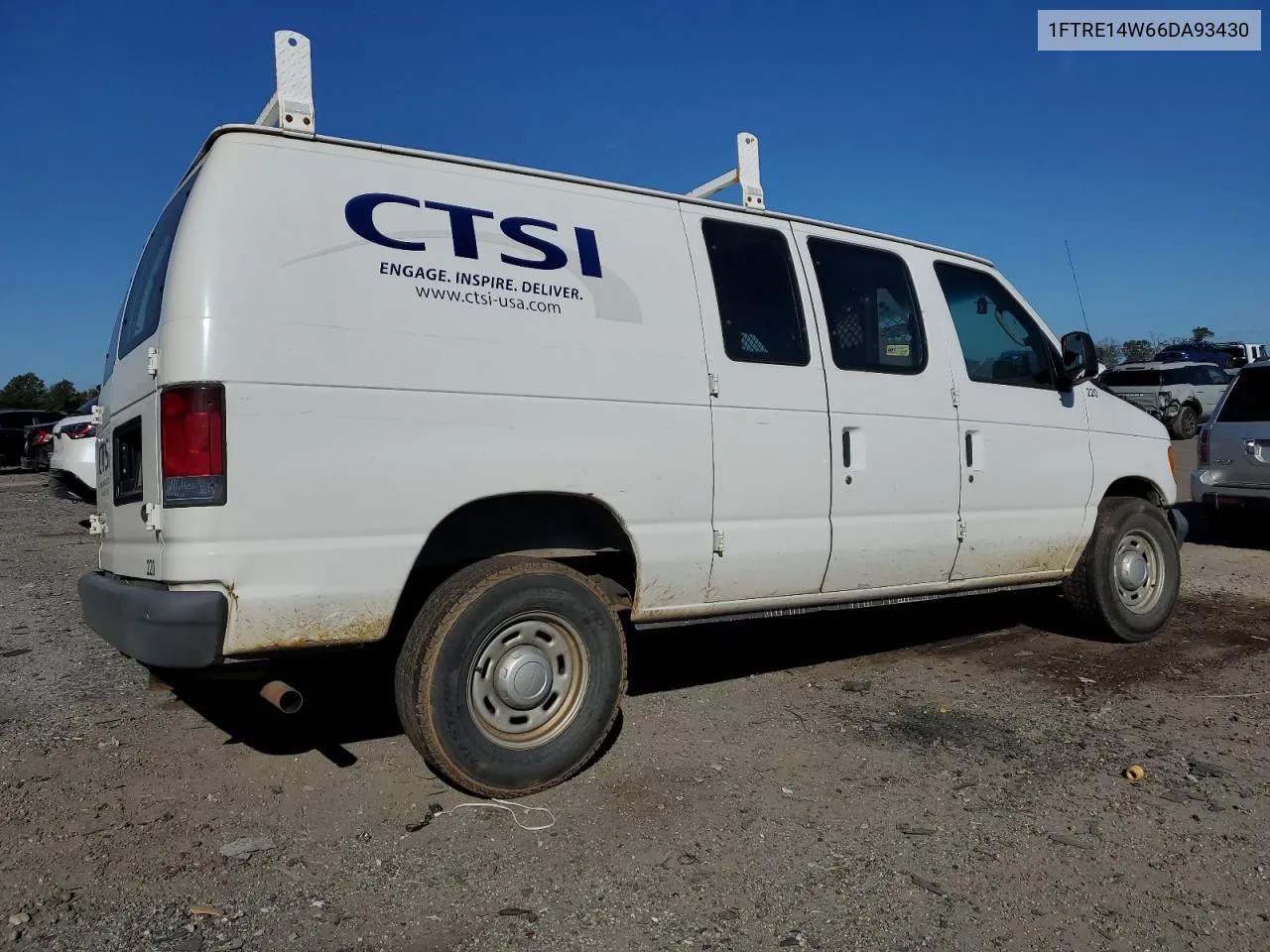 2006 Ford Econoline E150 Van VIN: 1FTRE14W66DA93430 Lot: 75511204