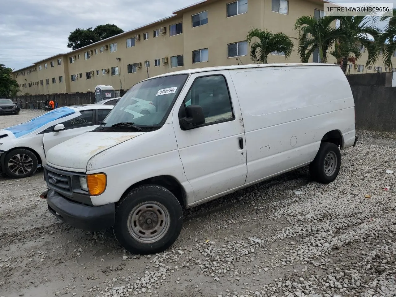 2006 Ford Econoline E150 Van VIN: 1FTRE14W36HB09656 Lot: 76096794