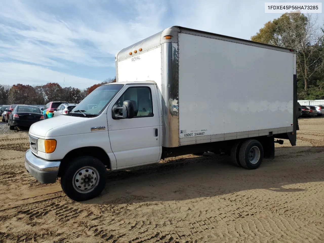 2006 Ford Econoline E450 Super Duty Cutaway Van VIN: 1FDXE45P56HA73285 Lot: 76192504