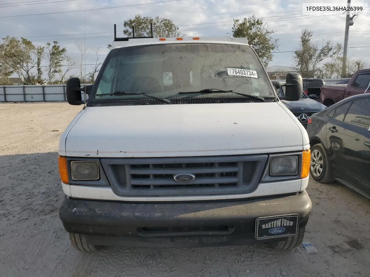 2006 Ford Econoline E350 Super Duty Cutaway Van VIN: 1FDSE35L36HA26399 Lot: 76403734