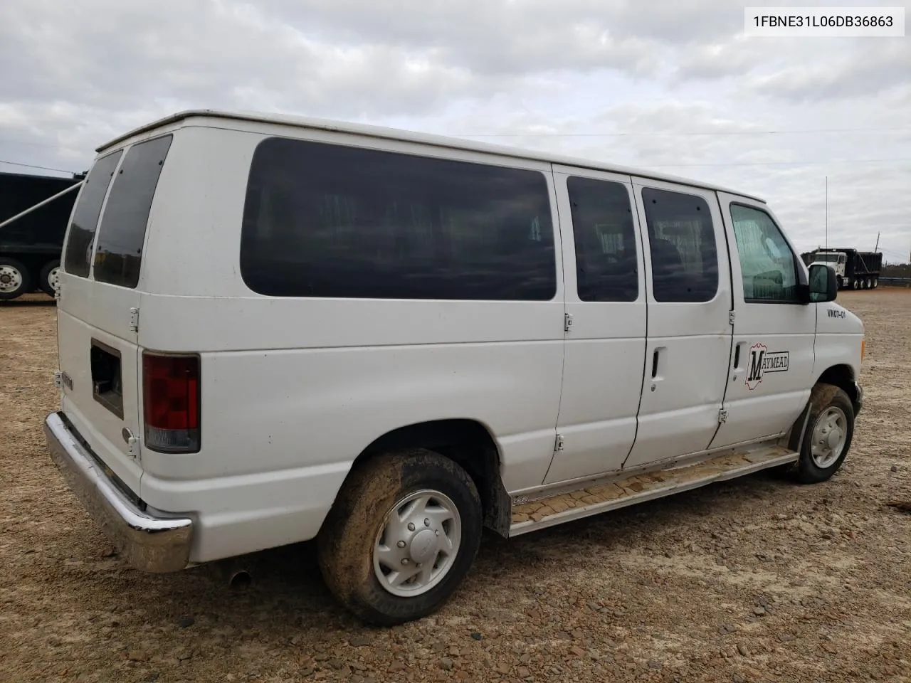 2006 Ford Econoline E350 Super Duty Wagon VIN: 1FBNE31L06DB36863 Lot: 76750674