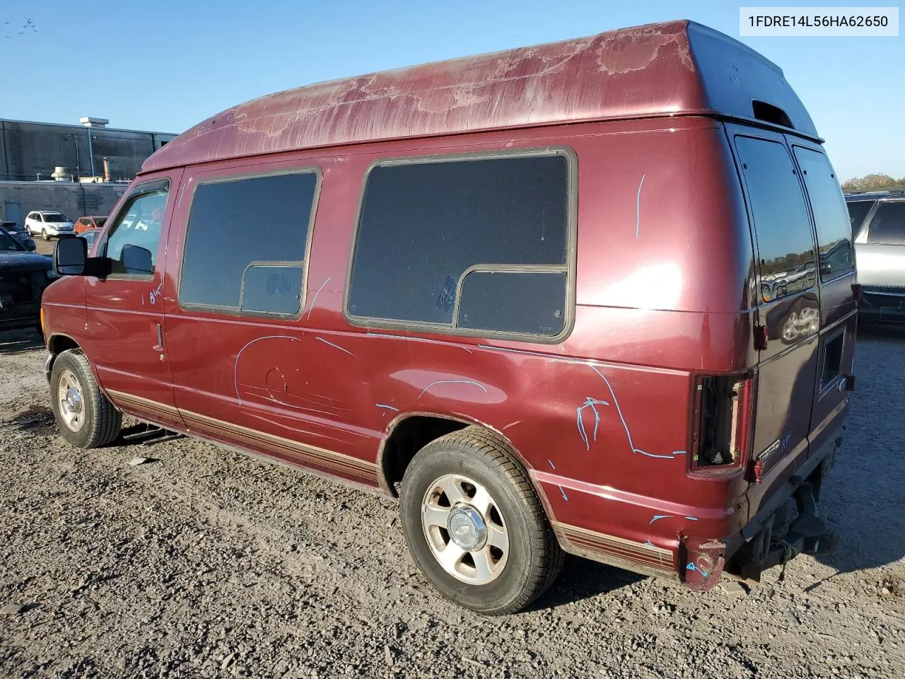 2006 Ford Econoline E150 Van VIN: 1FDRE14L56HA62650 Lot: 76896704