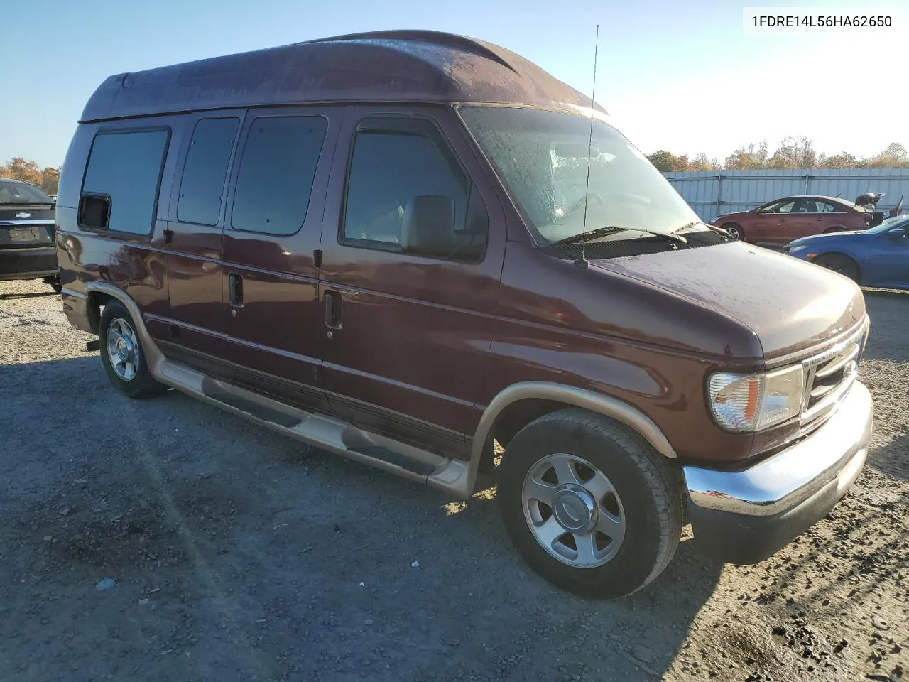 2006 Ford Econoline E150 Van VIN: 1FDRE14L56HA62650 Lot: 76896704